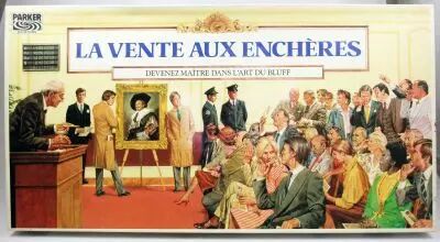 La Vente aux ench�res - Board Game Parker Brothers 1987