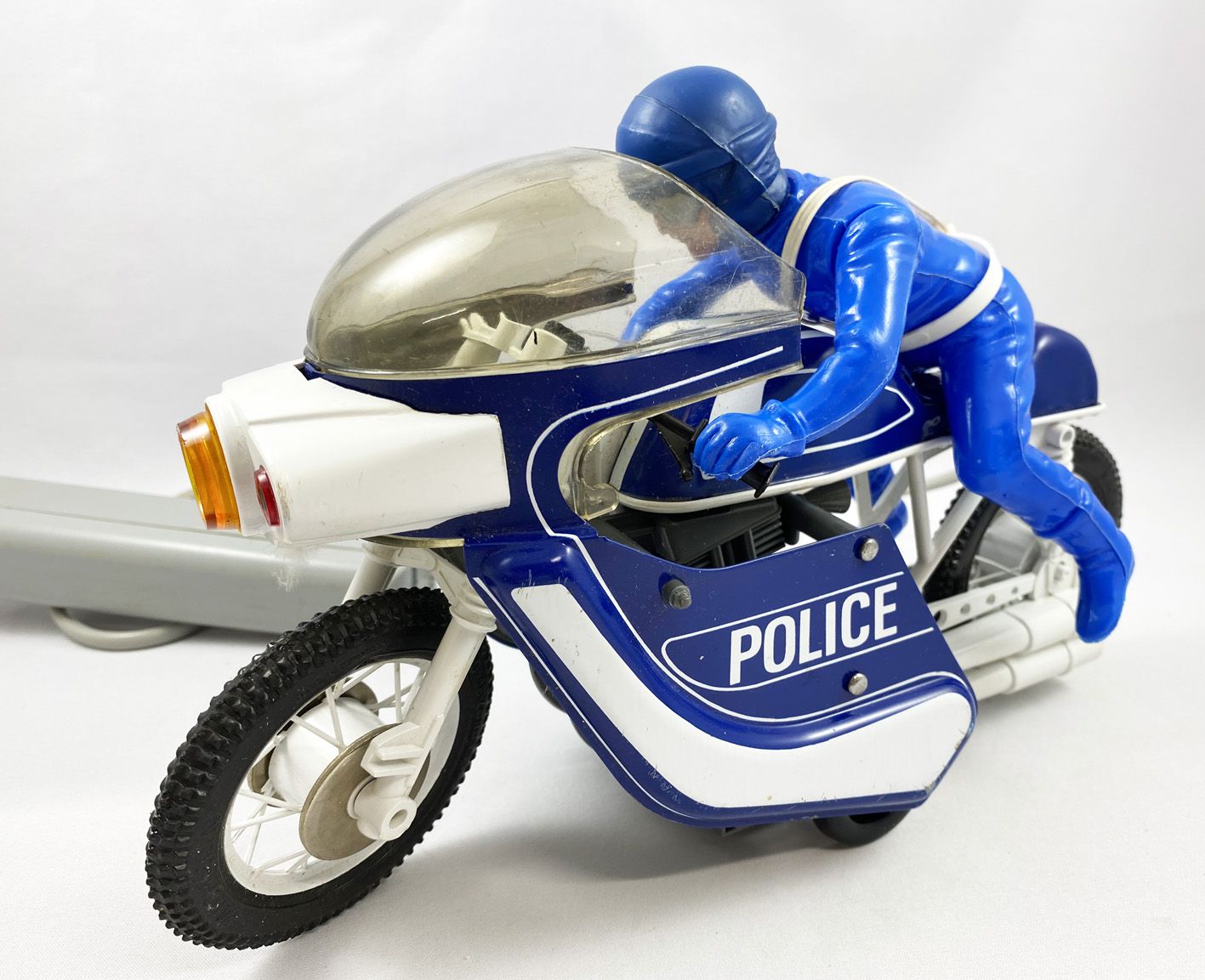 JOUET MOTO POLICE FILOGUIDE JOUSTRA - CEJI // VINTAGE