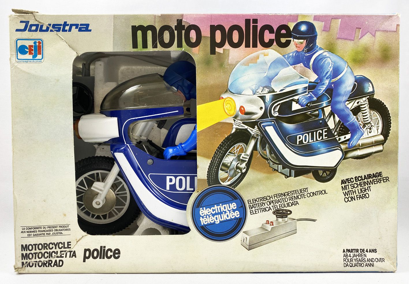 JOUET MOTO POLICE A FRICTION