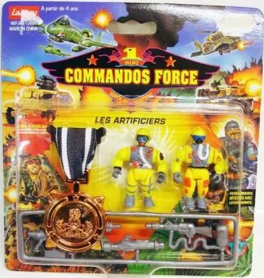 Lansay - Commandos Force - Les Artificiers avec M�daille de Bronze