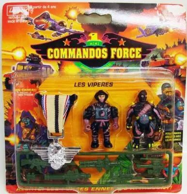 Lansay - Commandos Force - Les Vip�res avec M�daille d\'Argent