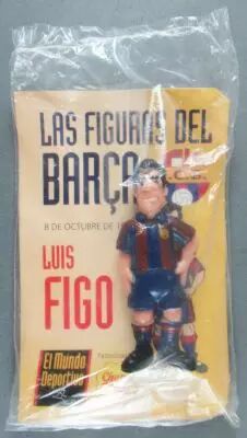 Las Figuras del Bar�a 1995 - Chupa Chups Pvc Figure - Luis Figo Mib