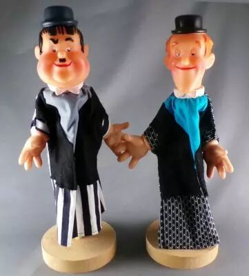 Laurel & Hardy - 28 cm 11\  Hand Muppets - Laurel & Hardy