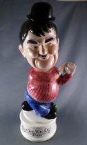 Laurel & Hardy - Ceramic Liqueur Bottle on Music Box -  Oliver Hardy