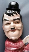 Laurel & Hardy - Ceramic Liqueur Bottle on Music Box -  Oliver Hardy