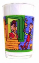 Laurel & Hardy - Mustard glass 1973 - Laurel repaints Hardy