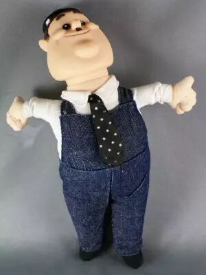 Laurel & Hardy - Play by Play Stuffed Doll 10.5\  - Oliver Hardy
