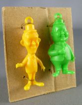 Laurel & Hardy - set of two Monocolor figures
