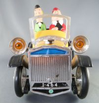 Laurel & Hardy Old Timer Car Jyesa Spain ref 464 Plastic Batteries Toy