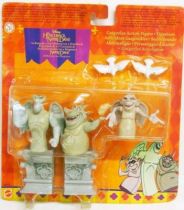 Le Bossu de Notre-Dame - Figurines Mattel 1996 - Les Gargouilles : Rocaille, Muraille et Volière