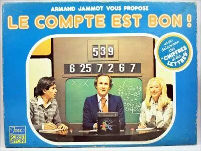 Le compte est bon! - Jeu de Soci�t� d\'Armand Jammot - Jeux Robert Laffont 1979
