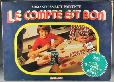 Le compte est bon - Jeu de Soci�t� d\'Armand Jammot - Jeux Robert Laffont