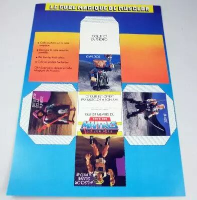 Le Cube Magique de Musclor - Cadeau promotionnel du Club des Maitres de l\'Univers - Mattel 1988