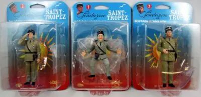 Le Gendarme de Saint-Tropez - Set of 3 PVC figures - Cruchot (De Fun�s), Gerber (Galabru), Fougasse (Lef�bvre)