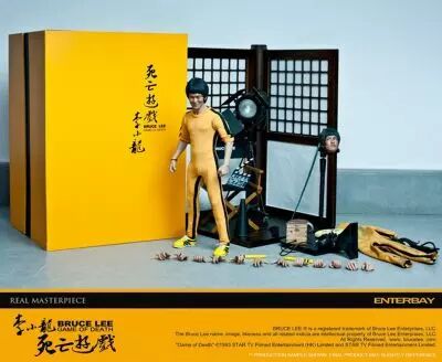 Le Jeu de la Mort (Game of Death) - Bruce Lee - Figurine 30cm Enterbay (Behind the Scene Edition)