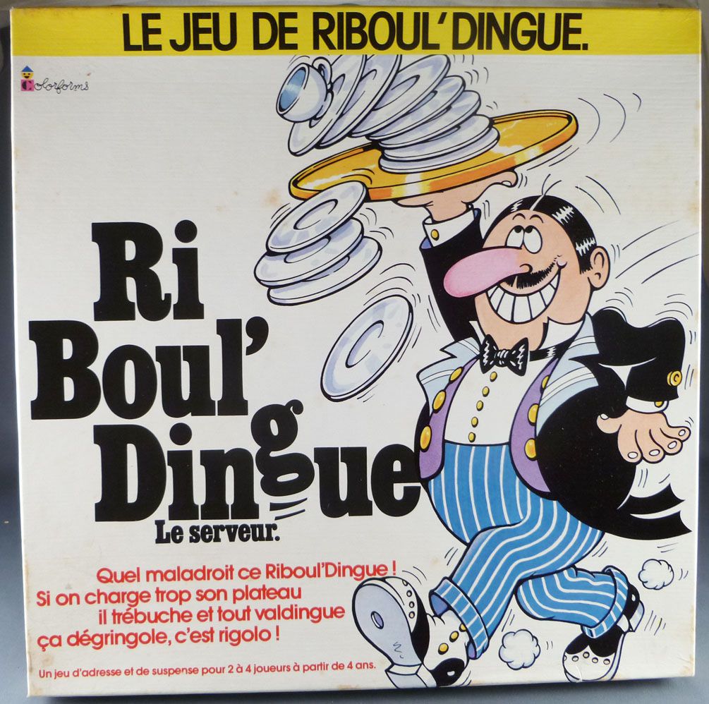 Le Jeu de Riboul'dingue - Jeu de société - Colorforms 1974