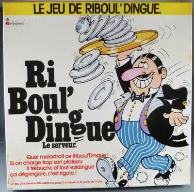 Le Jeu de Riboul\'dingue - Jeu de soci�t� - Colorforms 1974