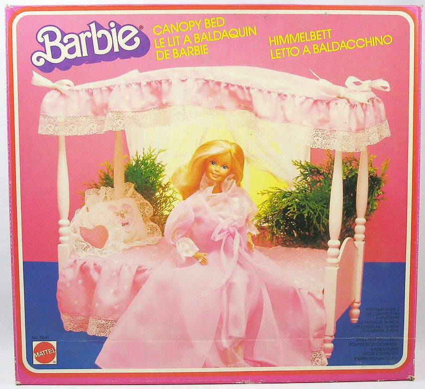 Le Lit à Baldaquin de Barbie - Mattel 1982 (ref.5641)