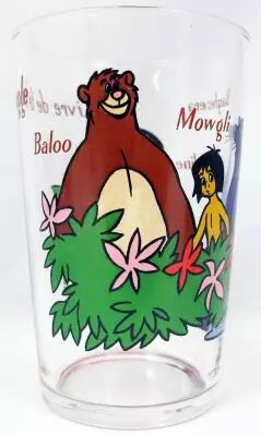 Le livre de la jungle - Verre � Moutarde Amora - Baloo, Mowgli, Bagheera & Mowgline