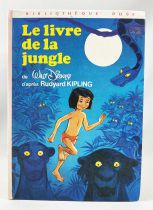 Le Livre de la Jungle (de Walt Disney) - Livre Bibliothèque Rose (Hachette 1977)