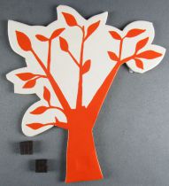 Le Manège enchanté - Figurine Carton Magnétique Djeco 1966 - Arbre Orange