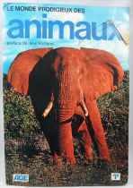 Le Monde Prodigieux des Animaux - Panini Stickers collector book AGE 1970 