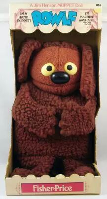 Le Muppet Show - Fisher-Price - Marionette � main 40cm - Rowlf (neuve en boite)