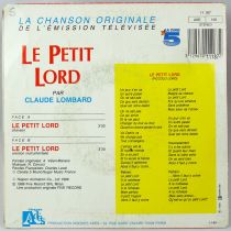 Le Petit Lord - Disque 45Tours - Bande Originale Série Tv - Disques Ades 1988