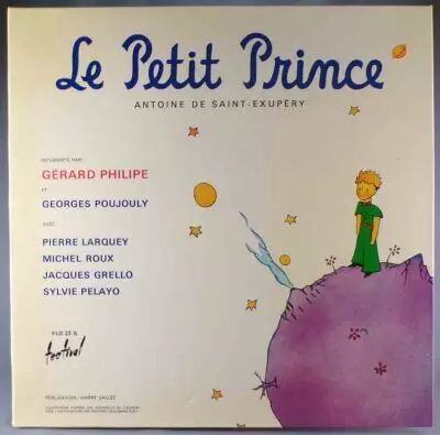 Le Petit Prince (A. de St. Exupery) - Disque 33T Festival FLD 22 S G�rard Philipe