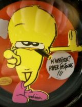 Le Piaf - Cote West Cendrier en Verre - Piaf Rotatif M\'Arretter ? Hyper Fastoche !!! Etat Neuf