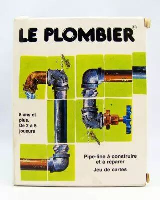 Le Plombier - Jeu de Cartes Miro-Meccano - Pipe-line � construire et � r�parer 01