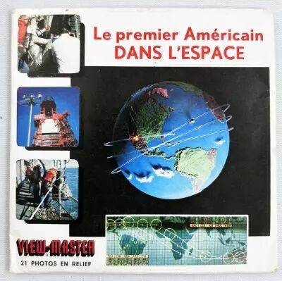Le Premier Am�ricain dans l\'Espace - View-Master - Livret 3 disques + R�cit Complet (GAF)