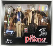 Le Prisonnier (Patrick McGoohan) - Numéro 6 & Numéro 2 (Free For All) - Figurines articulées 11cm 