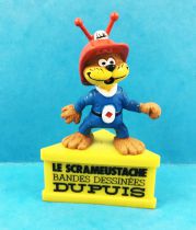 Le Scrameustache - Figurine PVC Schleich sur Socle (Promotionnelle Dupuis)