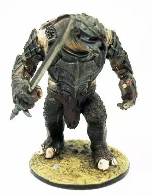 Figurine Games Workshop Le Seigneur Des Anneaux - Troll Du Mordor (métal, Occasion)