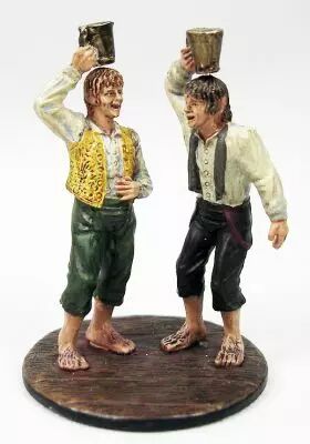 Le Seigneur des Anneaux - Eaglemoss - #148 Merry et Pippin � Edoras