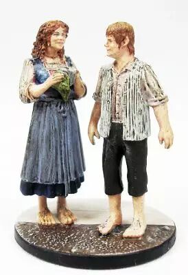 Le Seigneur des Anneaux - Eaglemoss - #151 Sam & Rosie � Hobbitebourg