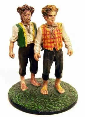 Le Seigneur des Anneaux - Eaglemoss - #168 Merry et Pippin � Hobbitebourg