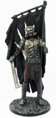Le Seigneur des Anneaux - Eaglemoss - #171 Uruk-Hai porte-�tendard au Gouffre de Helm