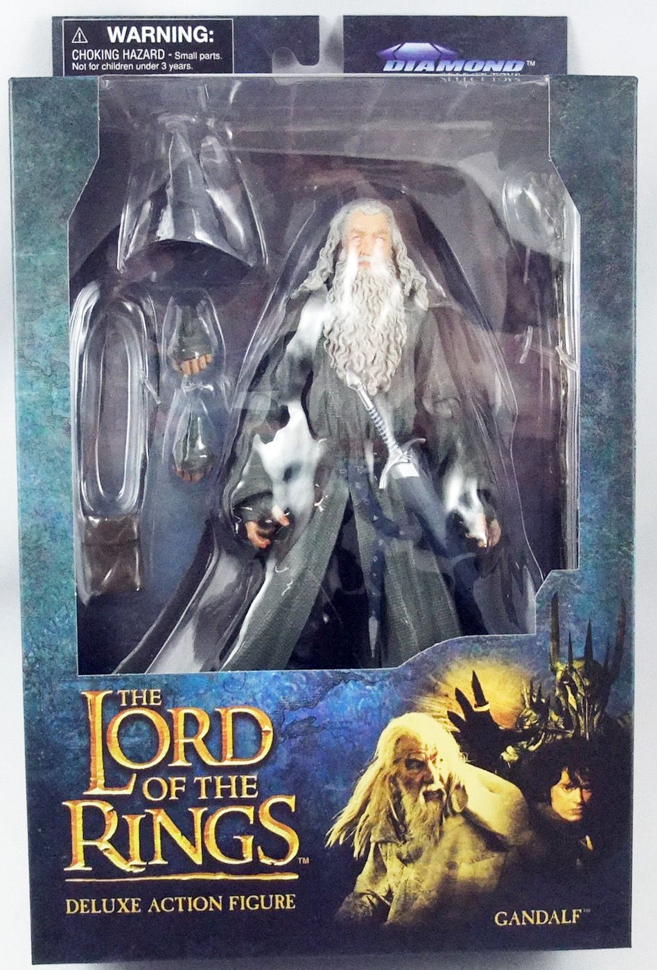 Le Seigneur des Anneaux - Gandalf le Gris - Figurine articulée Diamond  Select