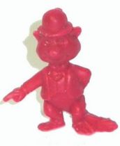 Le Tour du Monde en 80 Jours - Figurine monochrome rouge - Passepartout