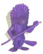 Le Tour du Monde en 80 Jours - Figurine monochrome violette - L\'indien
