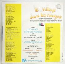 Le village dans les nuages - Disque 45T - Générique Original - Disques Ades 1982