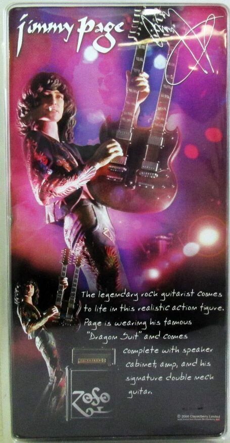 Led Zeppelin - Jimmy Page - Figurine Articulée NECA