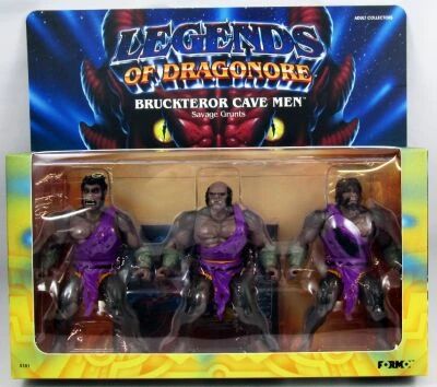 Legends of Dragonore - Formo Toys - Bruckteror Cave Men Army 3-pack