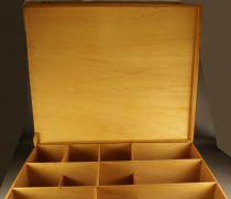 LEGO - Vintage Wooden Sorting & Storage Compartmentalised Box