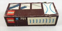 LEGO  Ref.751 \ D\  - 8 Curved 12V Conducting Rails