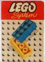 LEGO Ref.222 - Boite Tiroir de Briques Noires 1x1 Plot