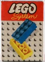 LEGO Ref.224 - Clear Curved Bricks - Half Circle