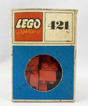 LEGO Ref.421 - 1x2 Briques Rouges